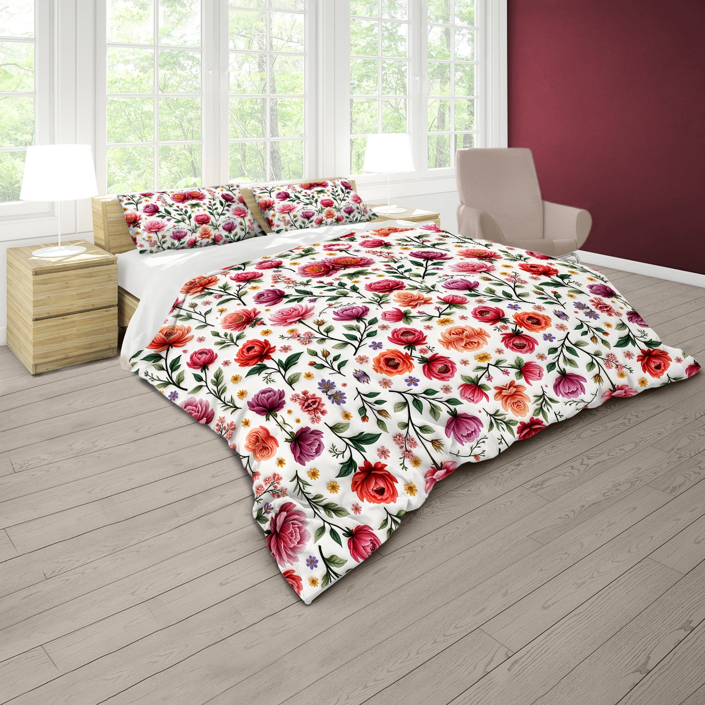 Haze Bloom Duvet Cover Set