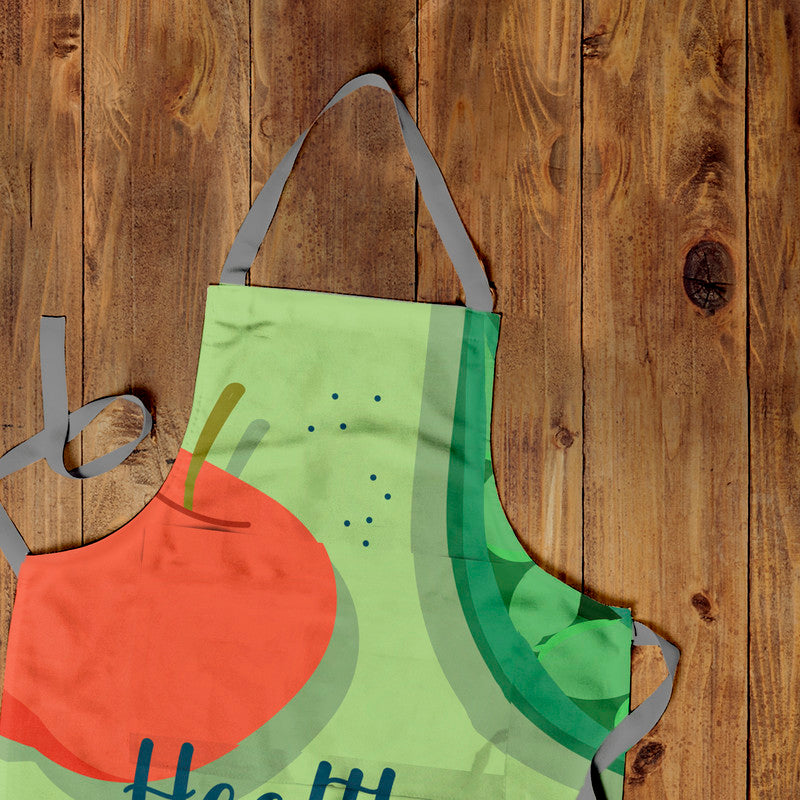 Healthy Food Medium Length Apron