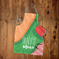 Healthy Menu Medium Length Apron