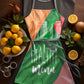 Healthy Menu Medium Length Apron