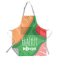 Healthy Menu Medium Length Apron