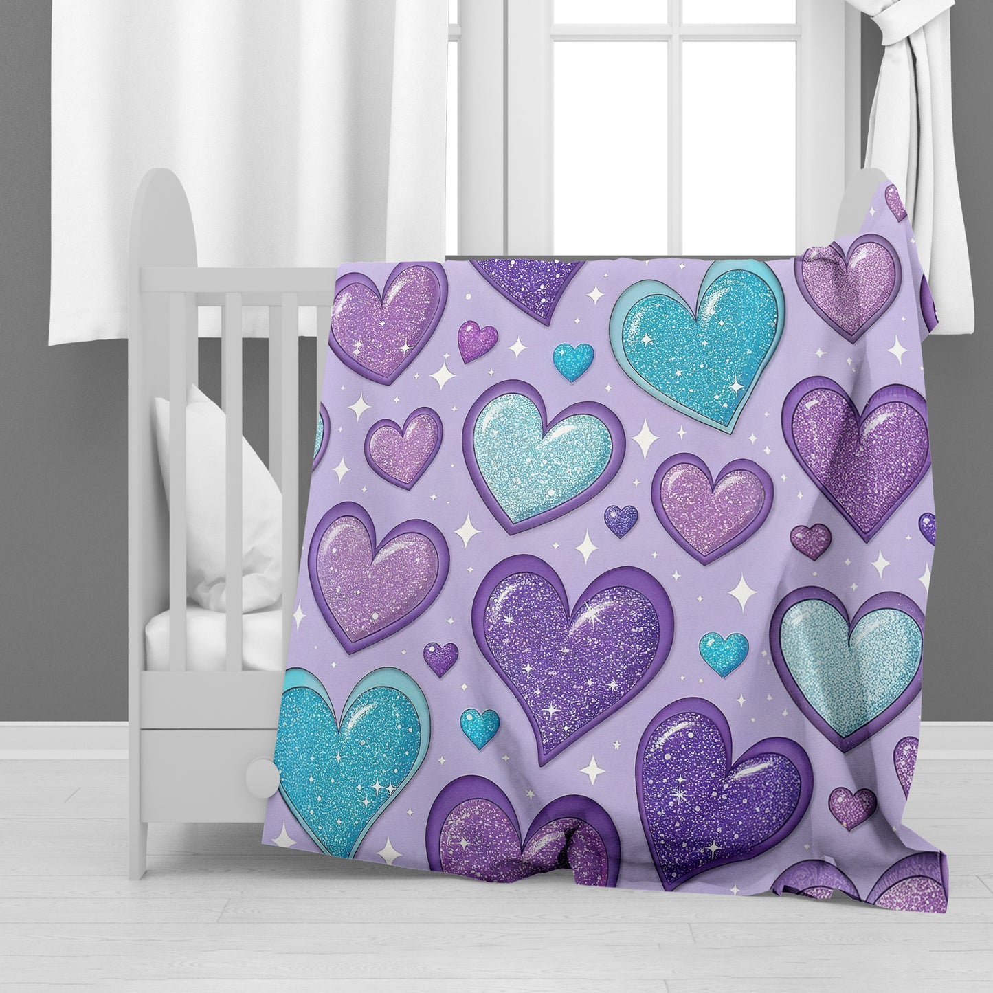 Hearts Of Love Minky Blanket