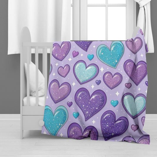Hearts Of Love Minky Blanket