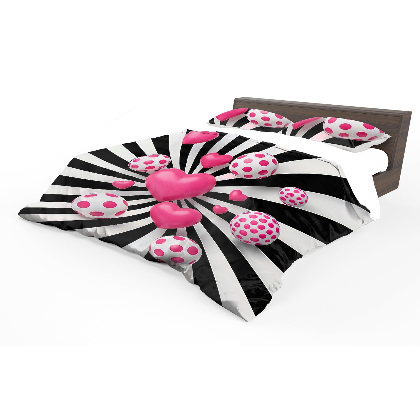 Hearts and Balls Duvet Cover Set