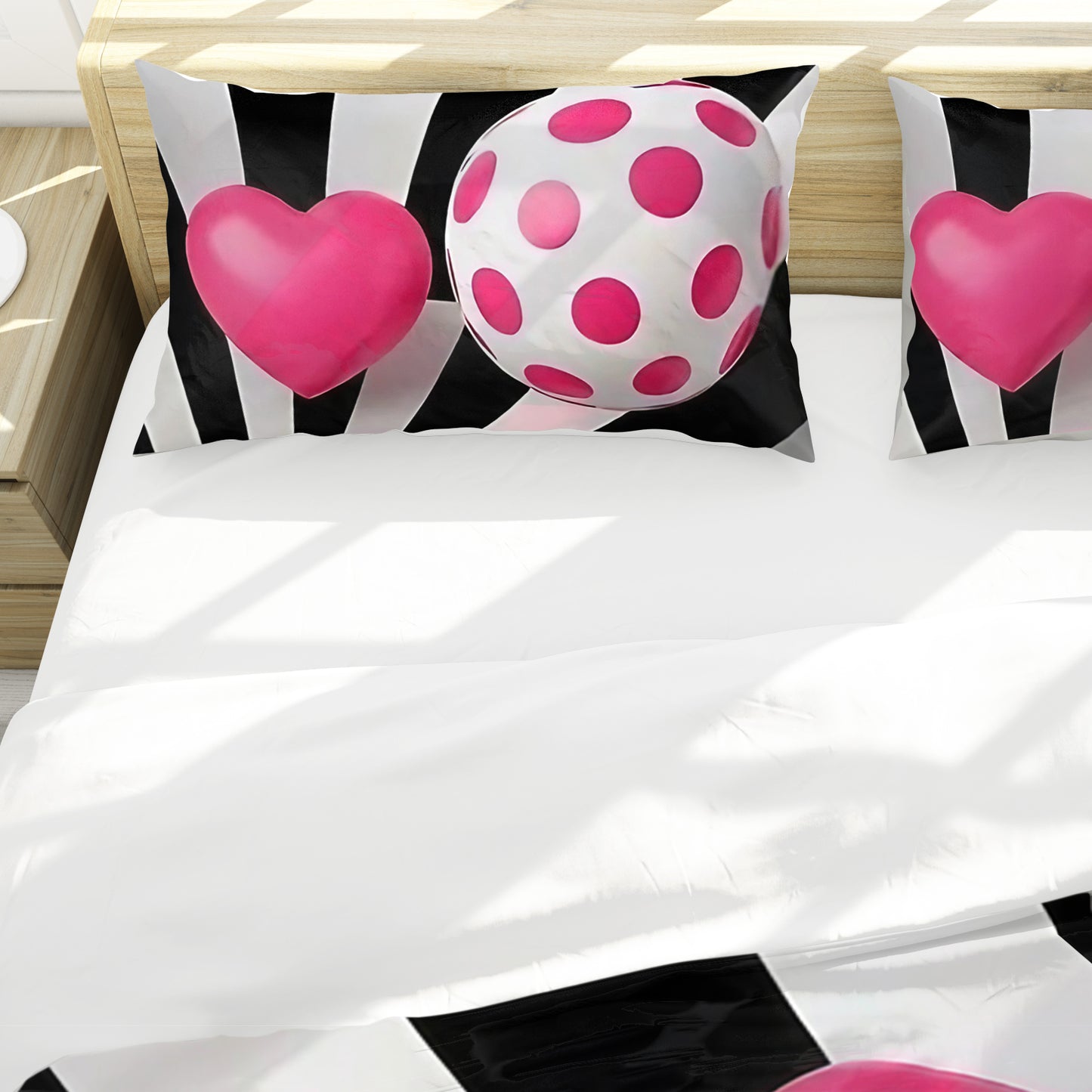 Hearts and Balls Duvet Cover Set