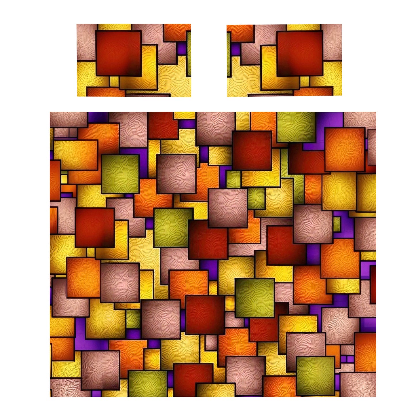 Heatwave Cubism Duvet Cover Set