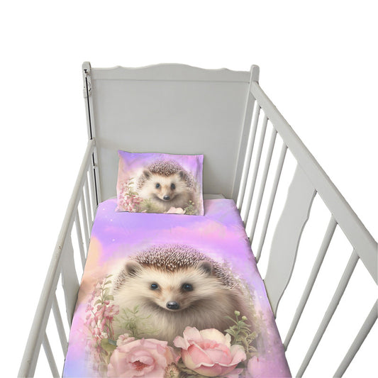 Hedgehog Bloom Cot Set