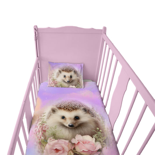 Hedgehog Bloom Cot Set