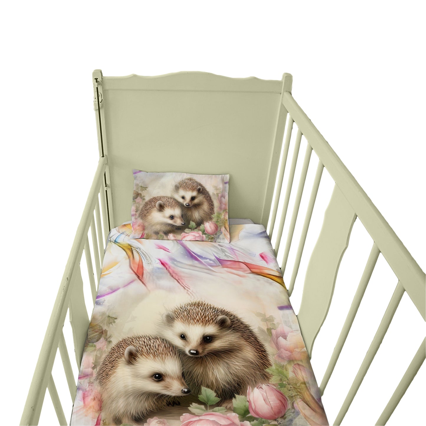 Hedgehog Family Cot Set