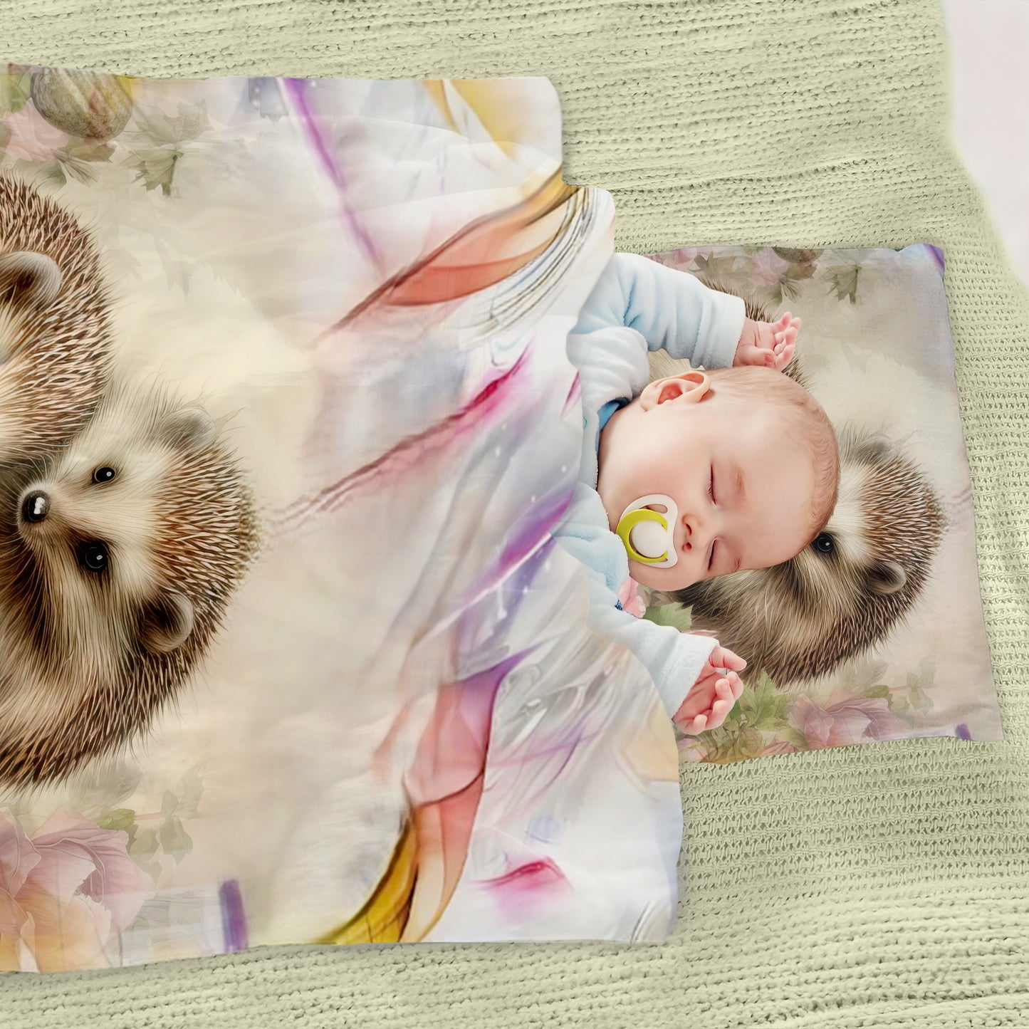 Hedgehog Family Cot Set