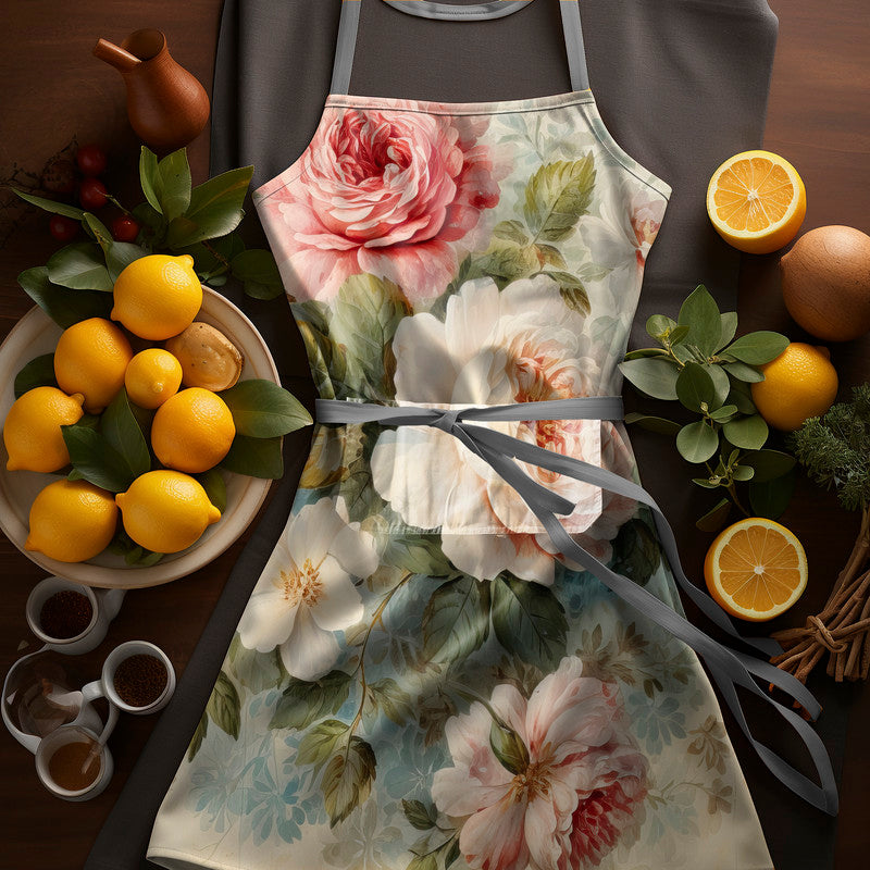 Heirloom Blossoms Apron
