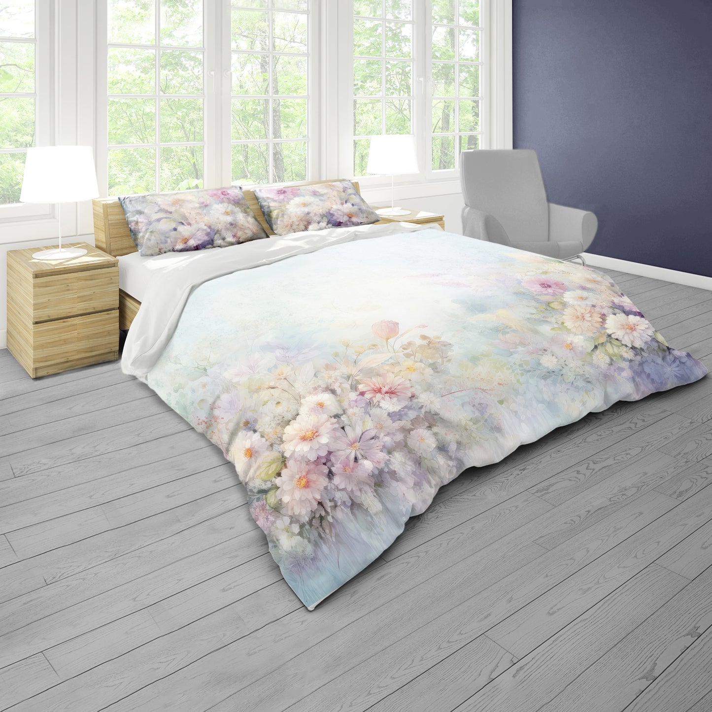 Heirloom Pastel Grace Duvet Cover Set
