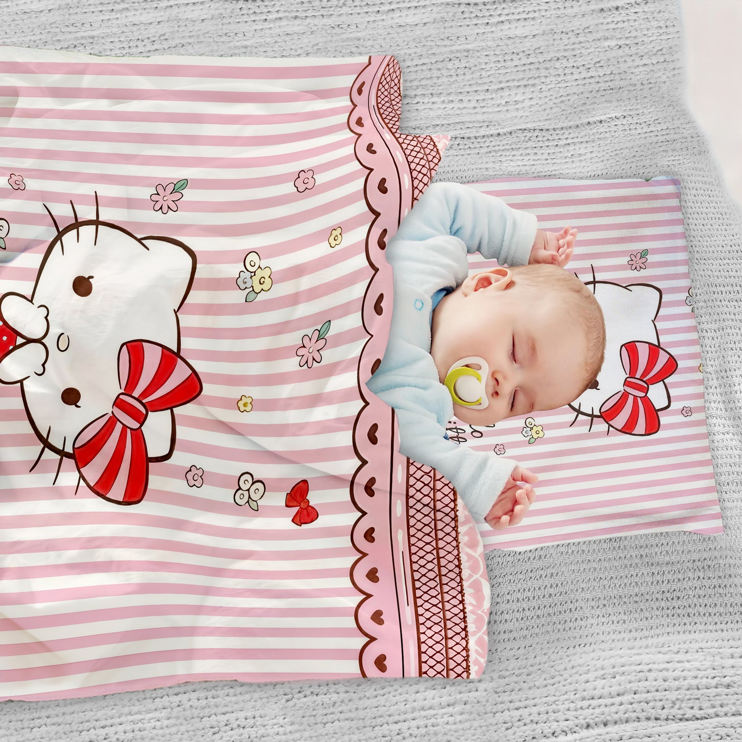Hello Kitty Cot Set