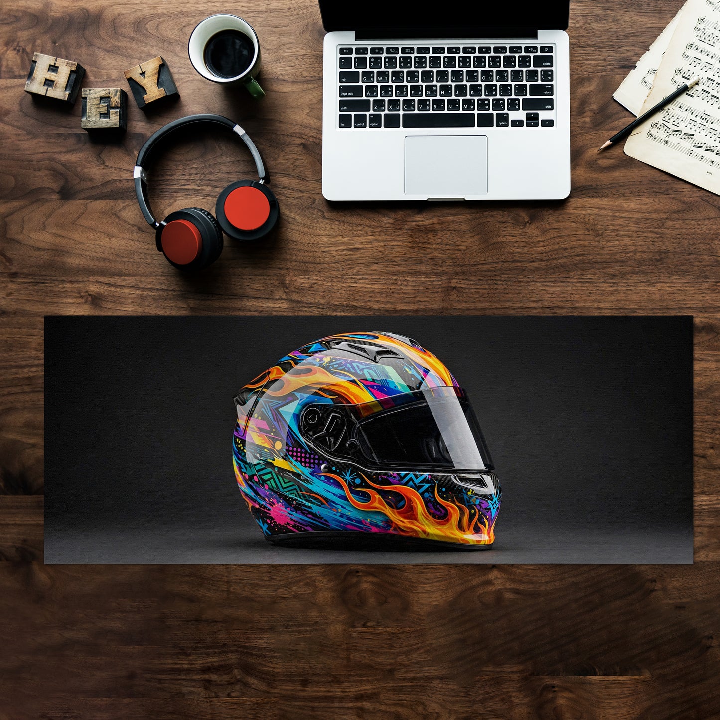Helmet Desk Pad