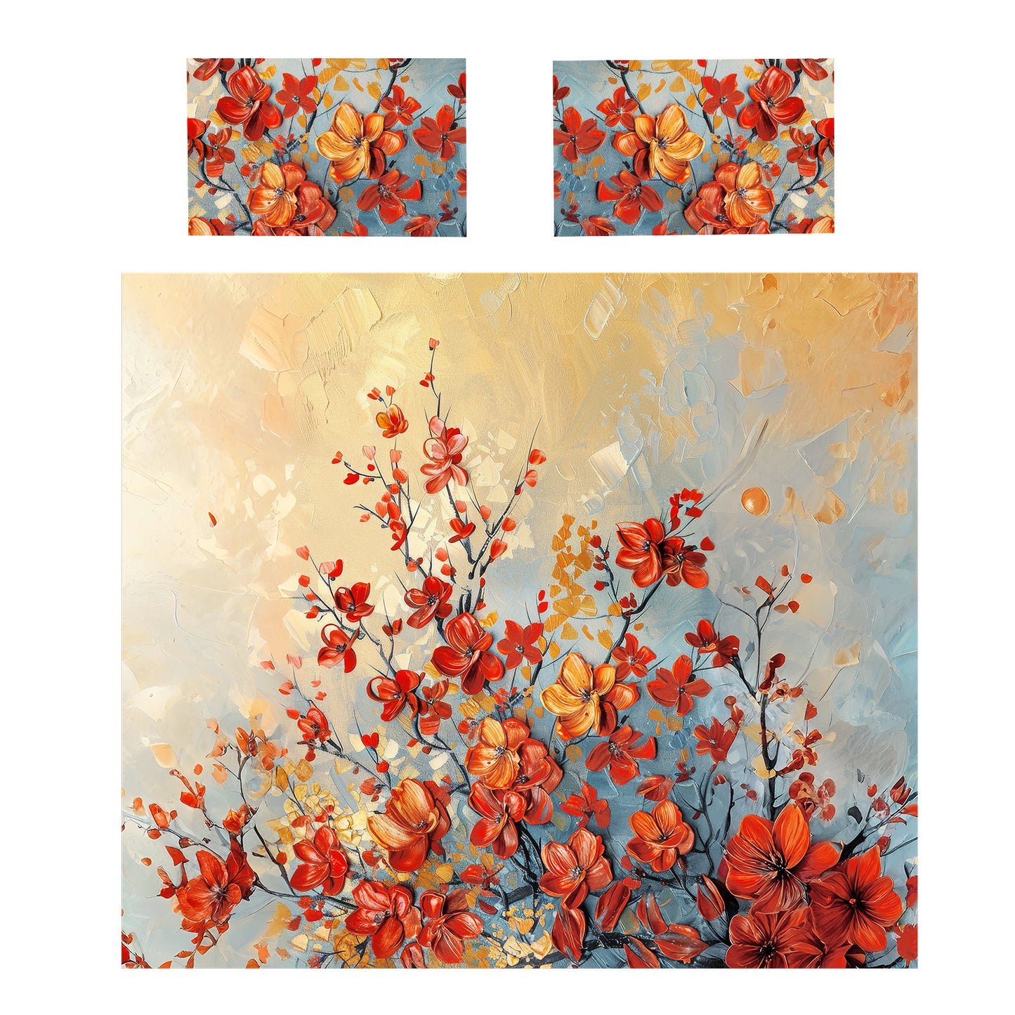 Heritage Autumn Floral Harmony Duvet Cover Set