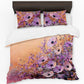 Heritage Purple Petal Poetry Duvet Cover Set