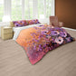 Heritage Purple Petal Poetry Duvet Cover Set