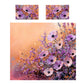 Heritage Purple Petal Poetry Duvet Cover Set