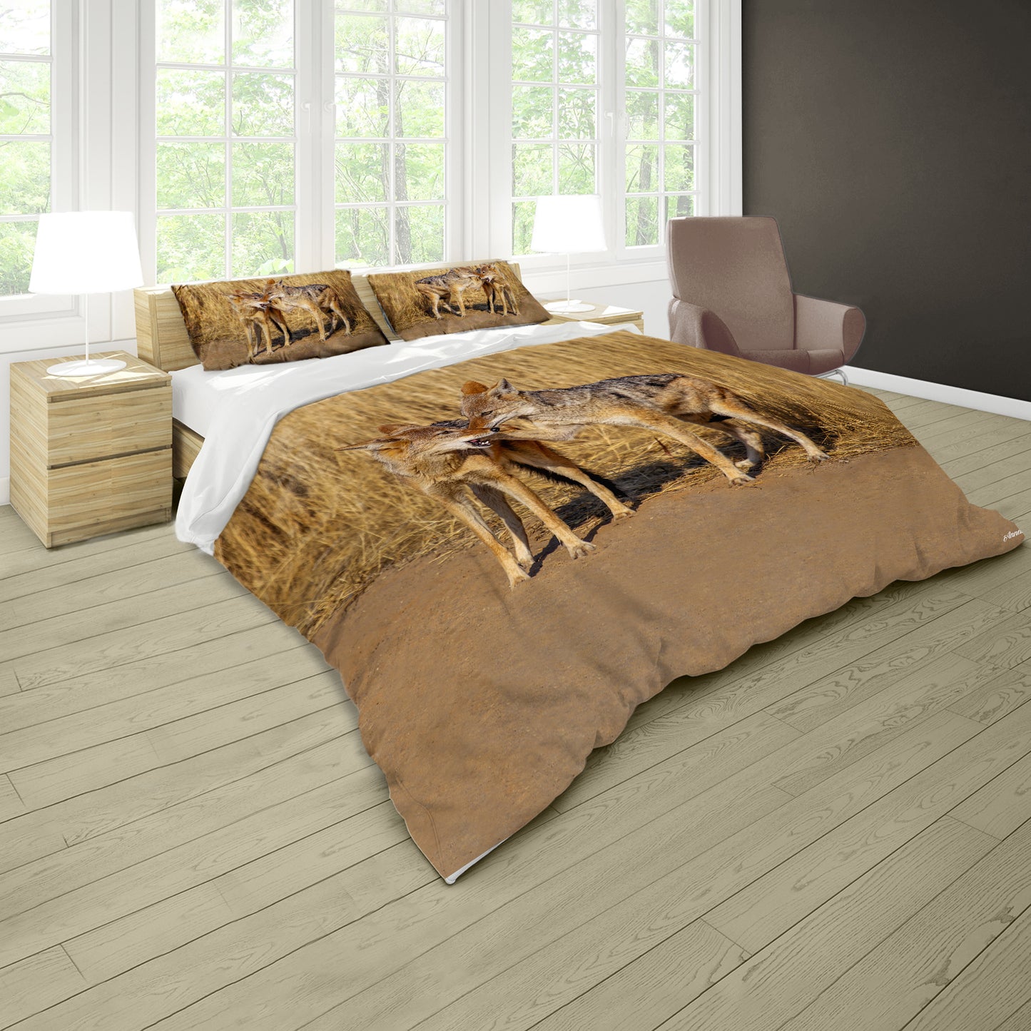 Hey friend Duvet Cover Set by Annette Heymans