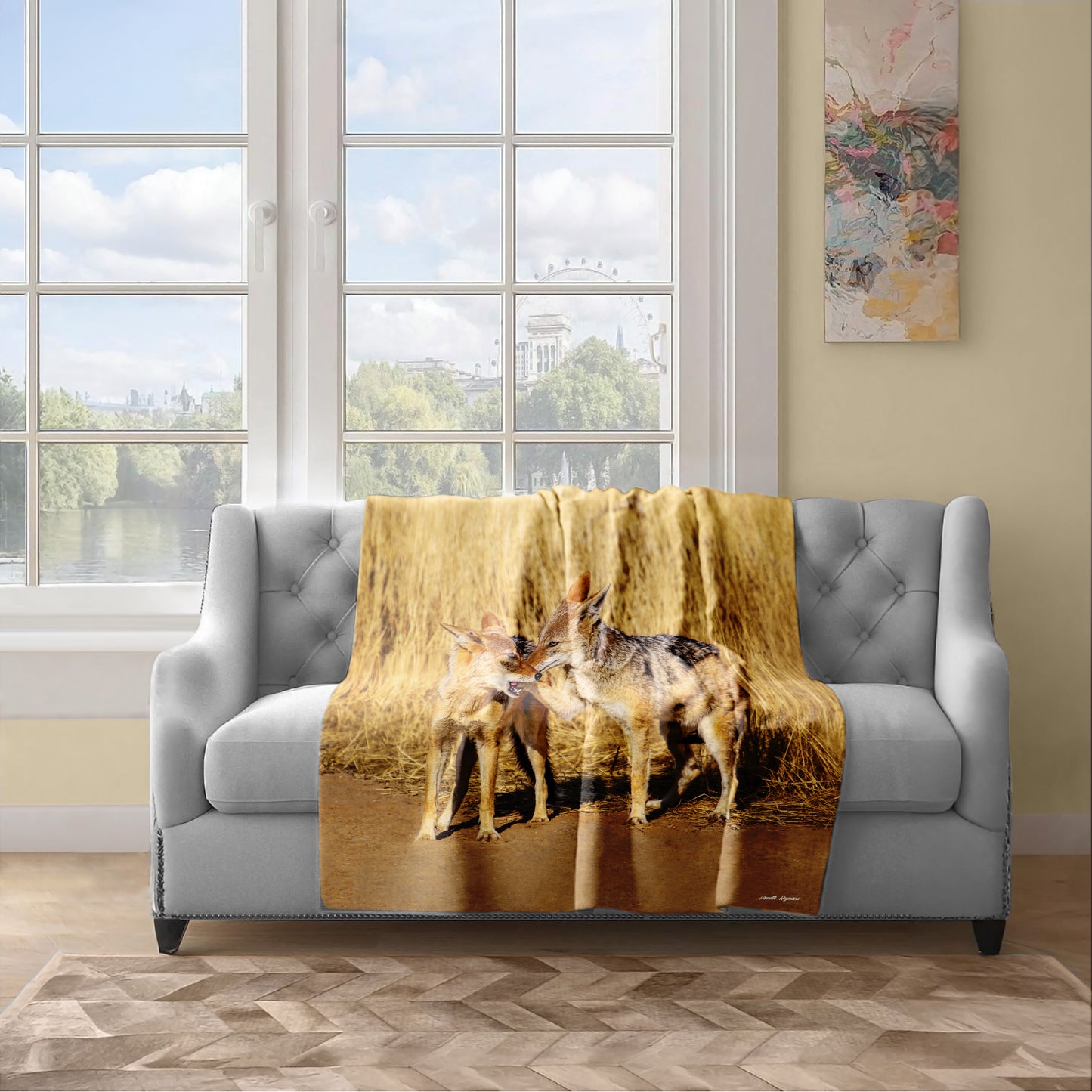 Hey friend Light Weight Fleece Blanket by Annette Heymans