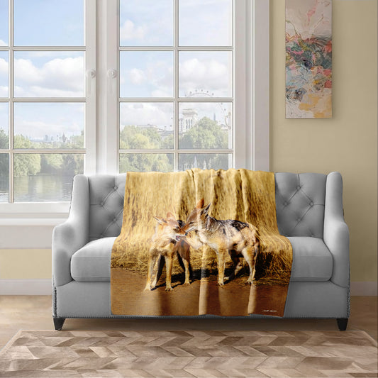 Hey friend Light Weight Fleece Blanket by Annette Heymans