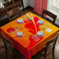 Hidden Frequencies Square Tablecloth