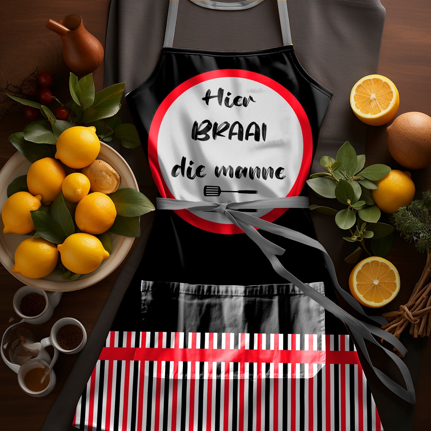 Hier Braai Ons Apron