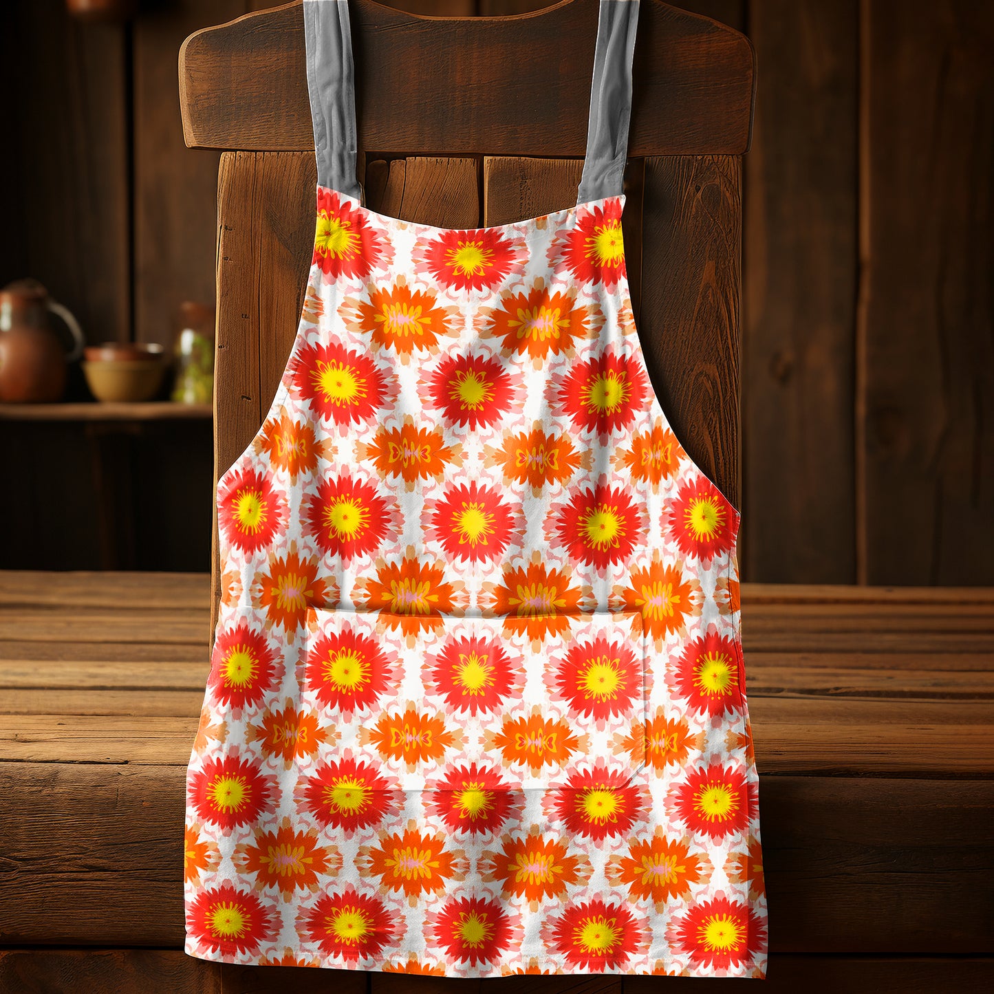 Hippy Floral Apron