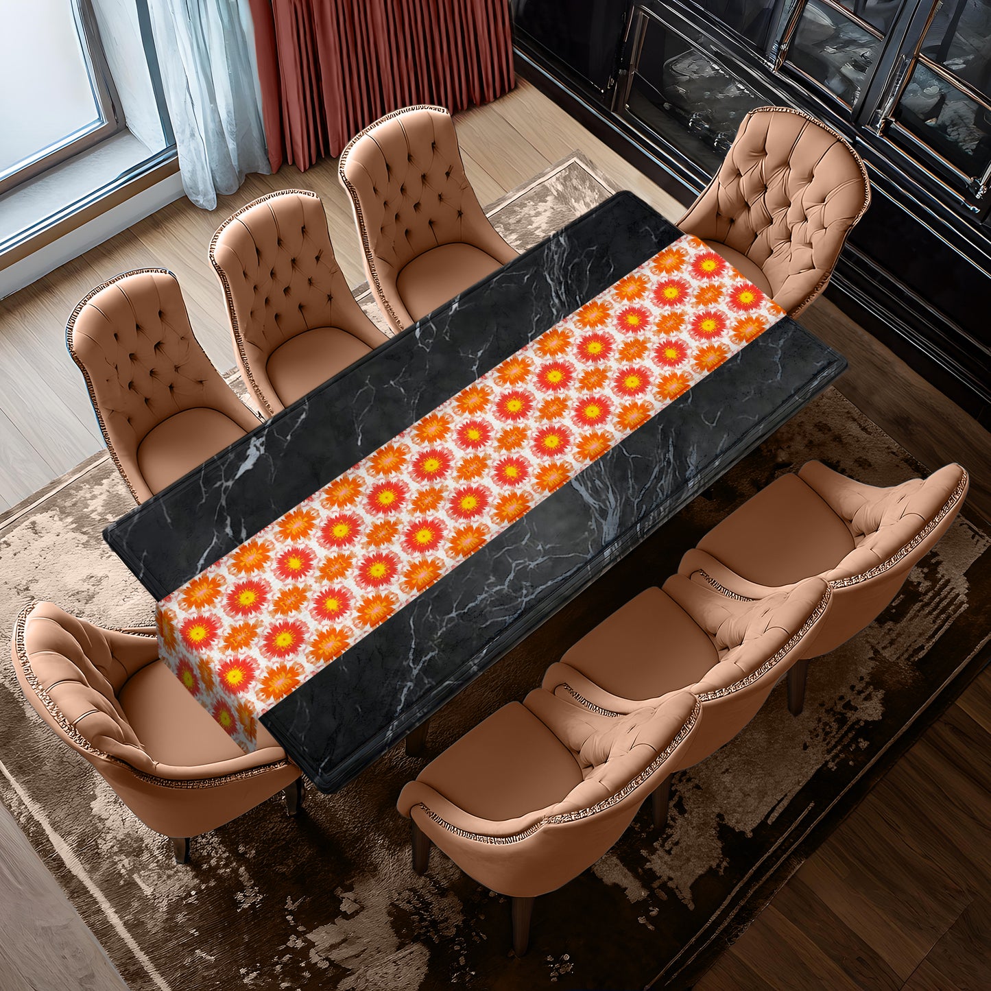 Hippy Floral Table Runner