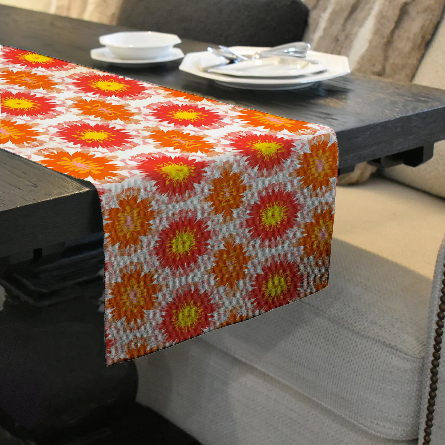 Hippy Floral Table Runner