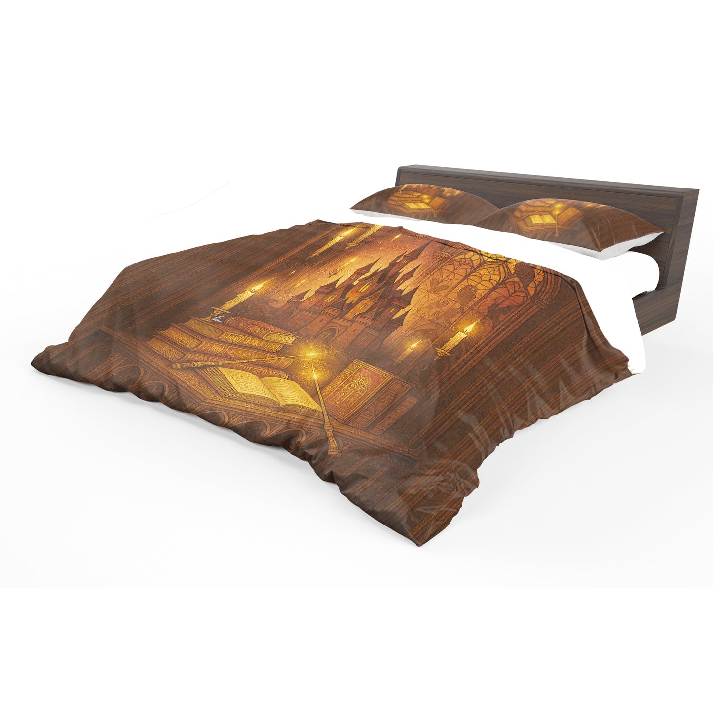 Hogwarts Library Dreams Duvet Cover Set by Nathan Pieterse