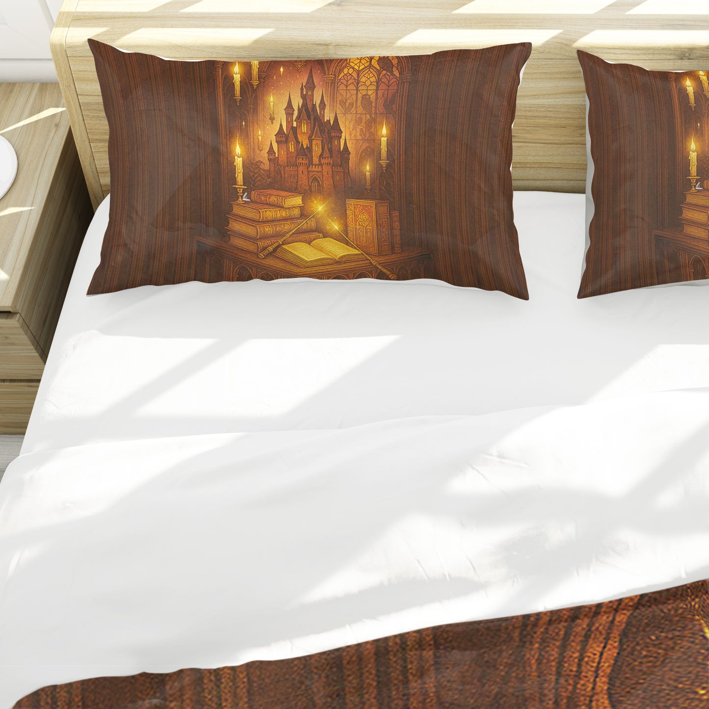 Hogwarts Library Dreams Duvet Cover Set by Nathan Pieterse