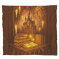 Hogwarts Library Dreams Light Weight Fleece Blanket by Nathan Pieterse