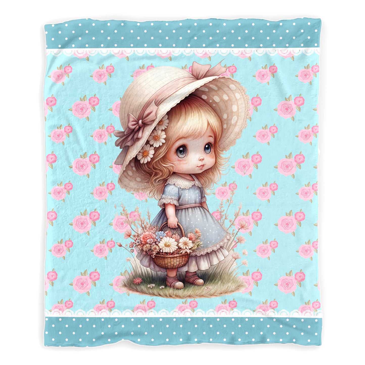 Holly’s Holiday Treat Baby Fleece Blanket