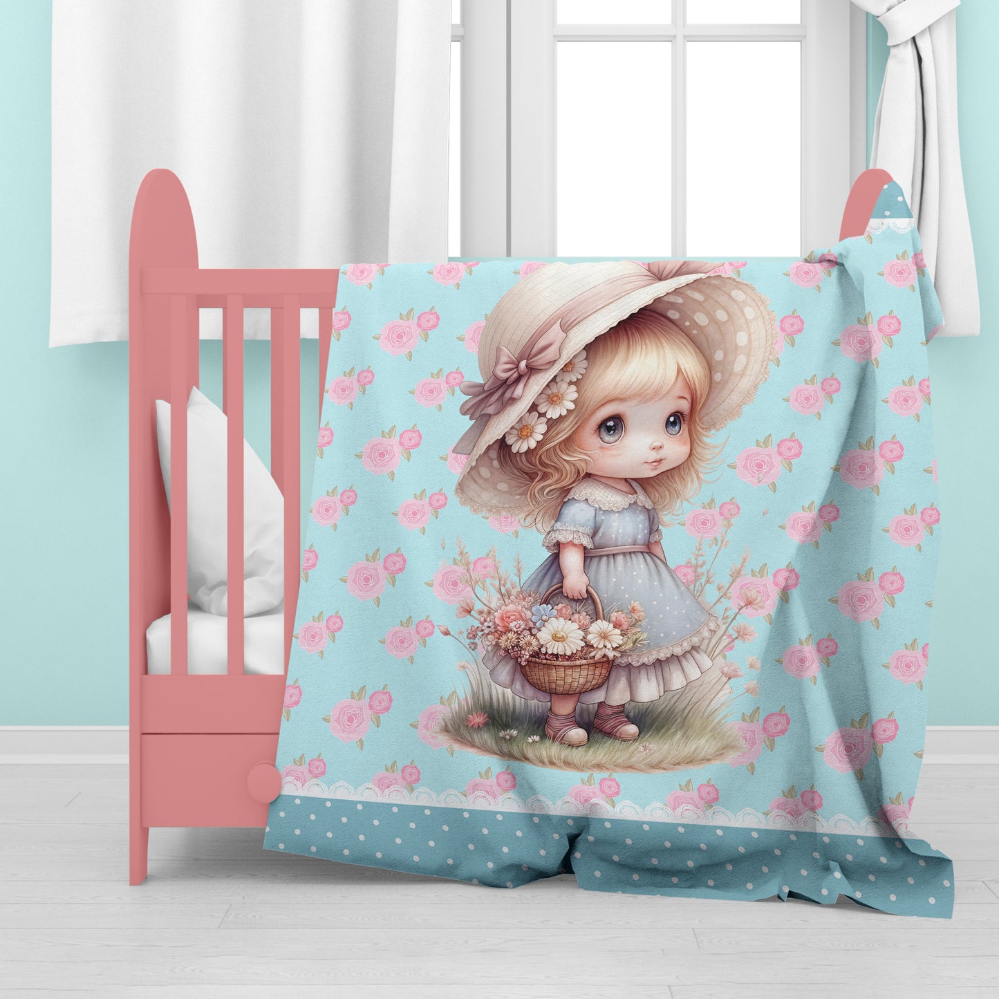 Holly’s Holiday Treat Baby Fleece Blanket