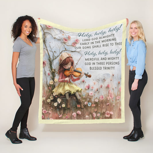 Holy Holy Light Weight Fleece Blanket