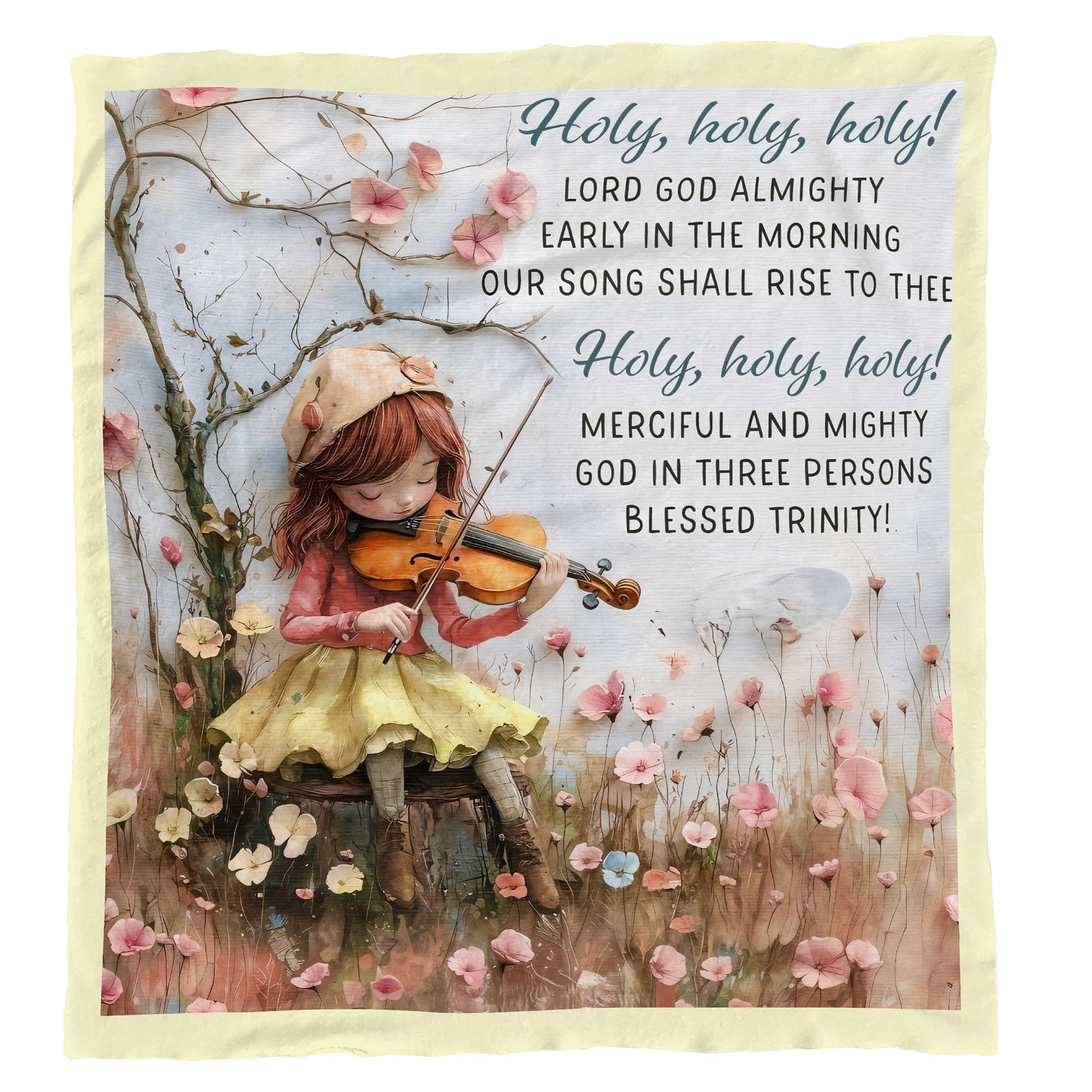 Holy Holy Light Weight Fleece Blanket