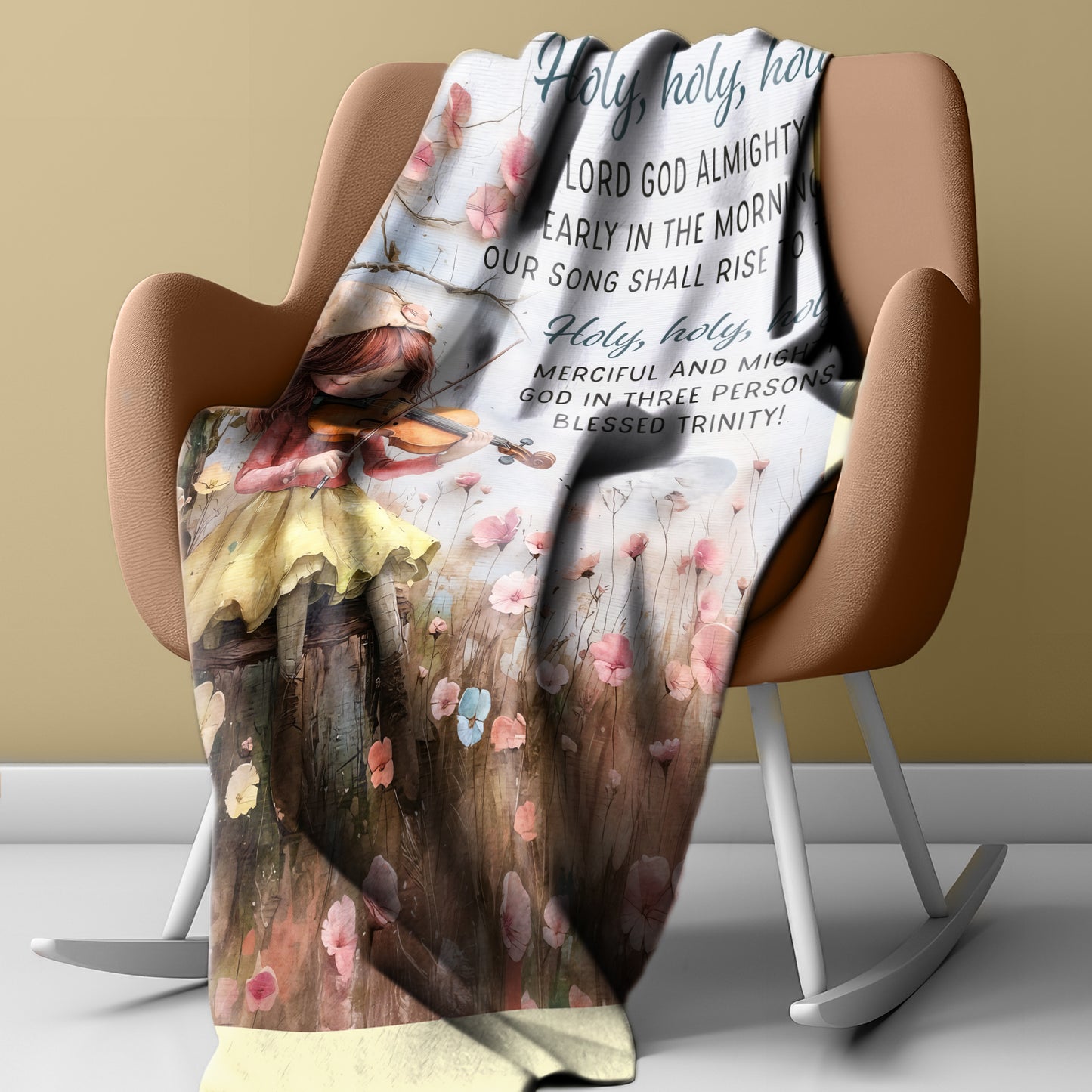 Holy Holy Light Weight Fleece Blanket