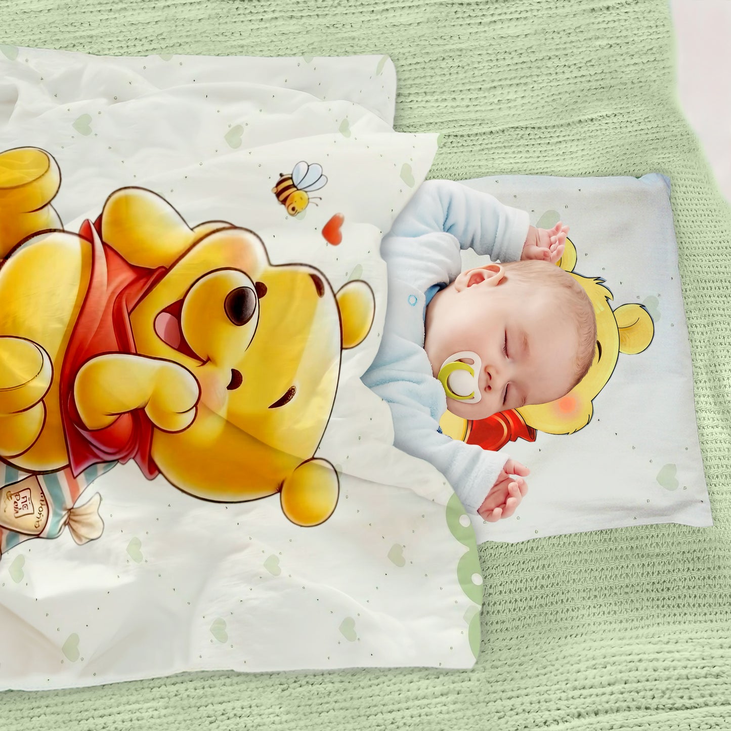 Honey Bear Cub Cot Set
