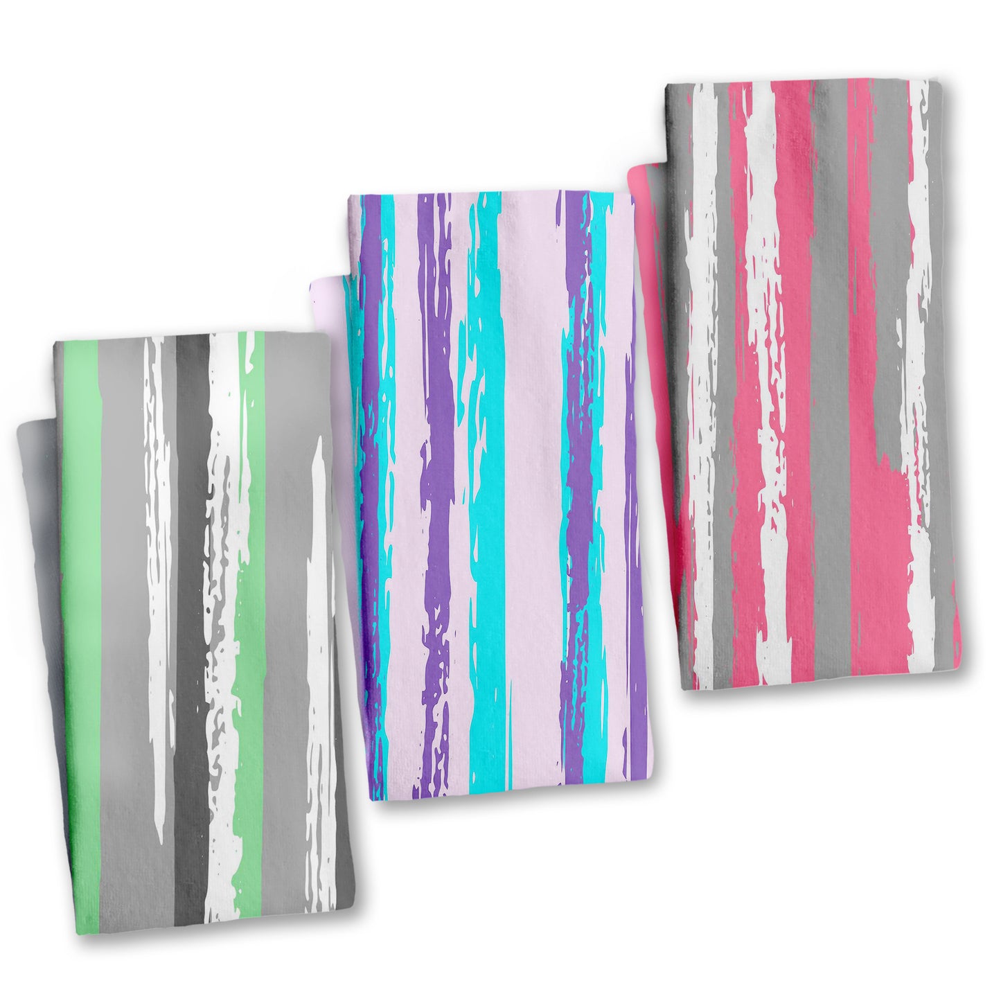 Horizontal Lines Dish Cloth (Set of 3)