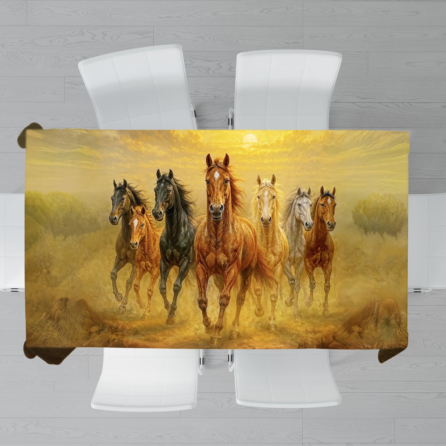 Horse Untamed Soul Rectangle Tablecloth
