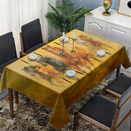 Horse Untamed Soul Rectangle Tablecloth