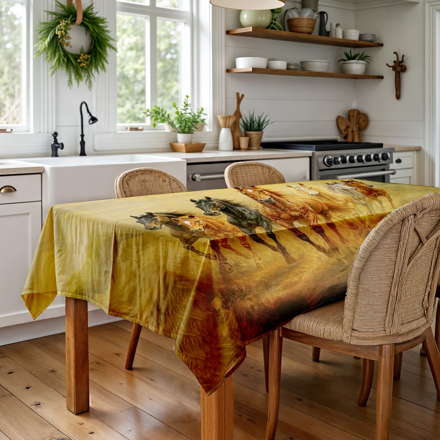 Horse Untamed Soul Rectangle Tablecloth