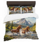 Horses in the water Duvet Cover Set