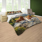 Horses in the water Duvet Cover Set