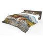 Horses in the water Duvet Cover Set