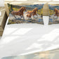 Horses in the water Duvet Cover Set