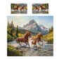 Horses in the water Duvet Cover Set