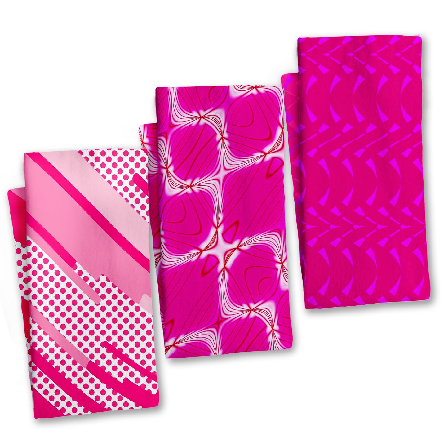 Hot Pink Dish Cloth (Set of 3)