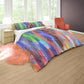 Hues In Motion Abstract Duvet Cover Set
